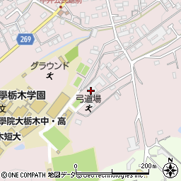 栃木県栃木市平井町432周辺の地図