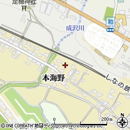 長野県東御市本海野172-2周辺の地図