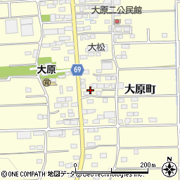 群馬県太田市大原町976-1周辺の地図