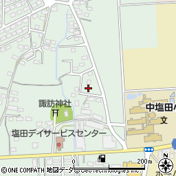 長野県上田市中野118-1周辺の地図