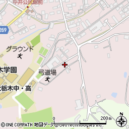栃木県栃木市平井町356周辺の地図