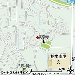 栃木県栃木市沼和田町40周辺の地図