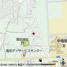 長野県上田市中野118周辺の地図