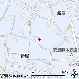 長野県安曇野市穂高有明新屋1143周辺の地図