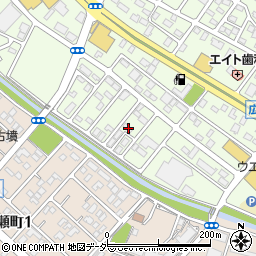 群馬県前橋市天川大島町61周辺の地図