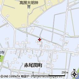 茨城県水戸市赤尾関町周辺の地図
