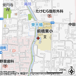 群馬県前橋市箱田町1446-1周辺の地図