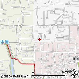 群馬県前橋市箱田町42周辺の地図