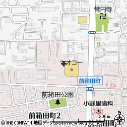 ニュータカラクリーニング　ヤオコー前橋箱田店周辺の地図