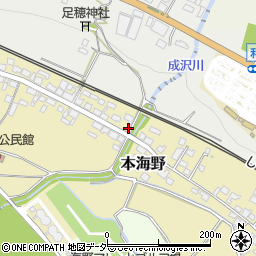 長野県東御市本海野168周辺の地図