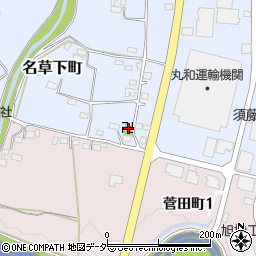 栃木県足利市名草下町102周辺の地図