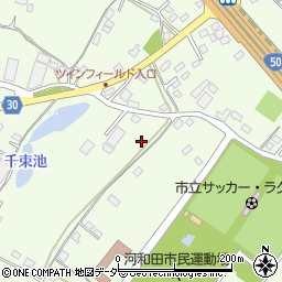 茨城県水戸市河和田町周辺の地図