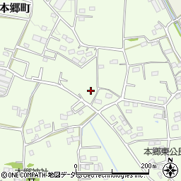 群馬県高崎市本郷町1529周辺の地図