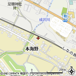 長野県東御市本海野171周辺の地図