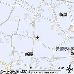 長野県安曇野市穂高有明新屋1140周辺の地図