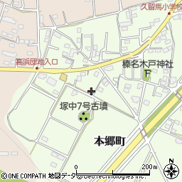 群馬県高崎市本郷町581周辺の地図