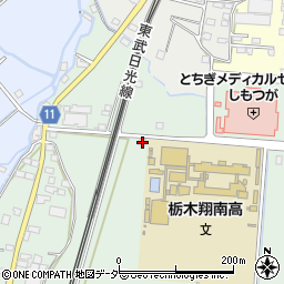栃木県栃木市大平町川連332周辺の地図