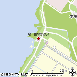 多目的展望台周辺の地図