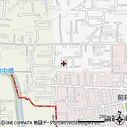 群馬県前橋市箱田町42-9周辺の地図