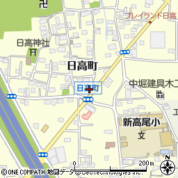 セブンイレブン高崎日高町店周辺の地図