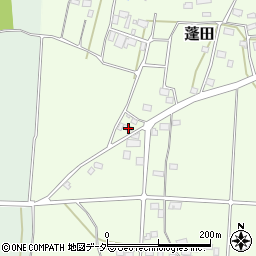 茨城県筑西市蓬田635-1周辺の地図