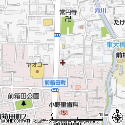 群馬県前橋市箱田町1661周辺の地図