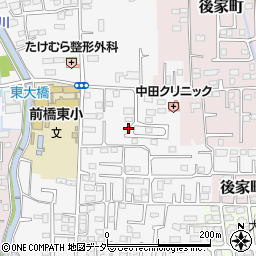 群馬県前橋市箱田町1035-12周辺の地図