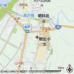 長野県安曇野市明科東川手潮835周辺の地図