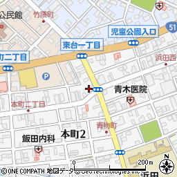 岡田時計店周辺の地図