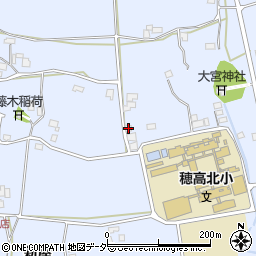 長野県安曇野市穂高有明新屋989-1周辺の地図