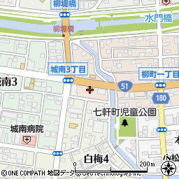 幸楽苑水戸柳町店周辺の地図