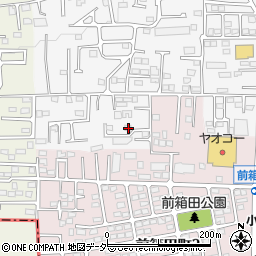 群馬県前橋市箱田町32-6周辺の地図