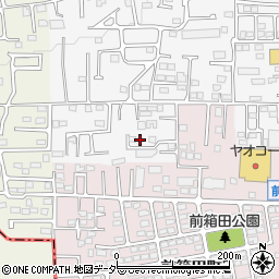 群馬県前橋市箱田町32周辺の地図