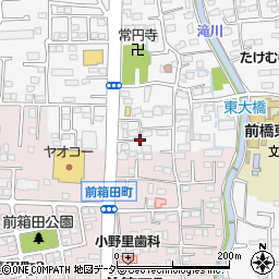 群馬県前橋市箱田町1660周辺の地図