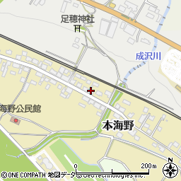 長野県東御市本海野155周辺の地図