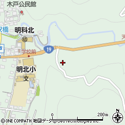 長野県安曇野市明科東川手潮1414周辺の地図