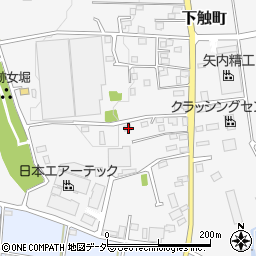 群馬県伊勢崎市下触町196周辺の地図