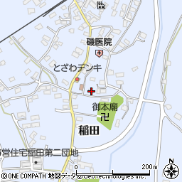 茨城県笠間市稲田2259周辺の地図