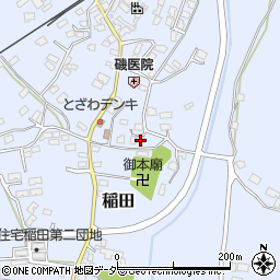 茨城県笠間市稲田2262周辺の地図