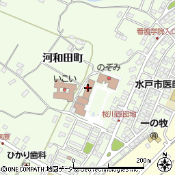 水戸市社会福祉協議会　総合福祉作業施設福祉作業所むつみ周辺の地図
