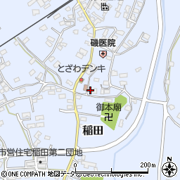 茨城県笠間市稲田2258周辺の地図