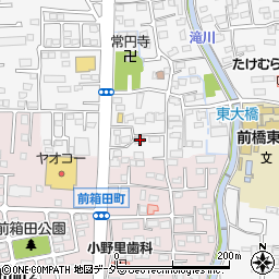 群馬県前橋市箱田町1657周辺の地図