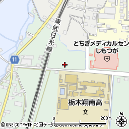 栃木県栃木市大平町川連426周辺の地図