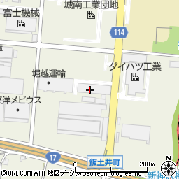日本板硝子関東販売株式会社群馬支店周辺の地図