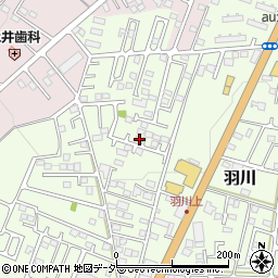 栃木県小山市羽川293周辺の地図