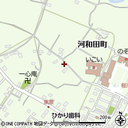 茨城県水戸市河和田町164-1周辺の地図