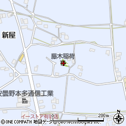 長野県安曇野市穂高有明新屋1076周辺の地図