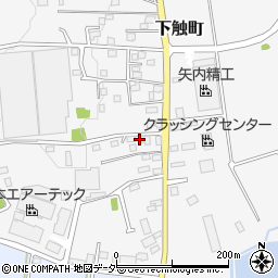 群馬県伊勢崎市下触町198周辺の地図