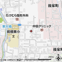 群馬県前橋市箱田町1035-1周辺の地図