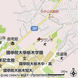 栃木県栃木市平井町591周辺の地図